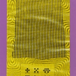 Eduardo Kac, "Lá onde o sol não bate [Where the sun don't shine]" (1982),Xerox on yellow paper mounted on purple cardboard, Height 15.6 in; Width 11.6 in/ Height 39.5 cm; Width 29.5 cm, Courtesy Henrique Faria Fine Art, New York