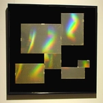 Eduardo Kac "ZYX" (General View) 50 X 50 cmLaser transmission hologram reconstructed in white light1985Collection of the artist