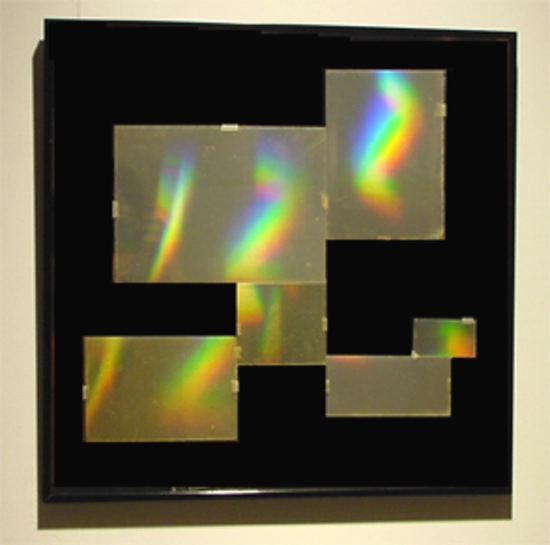 Eduardo Kac "ZYX" (General View) 50 X 50 cmLaser transmission hologram reconstructed in white light1985Collection of the artist